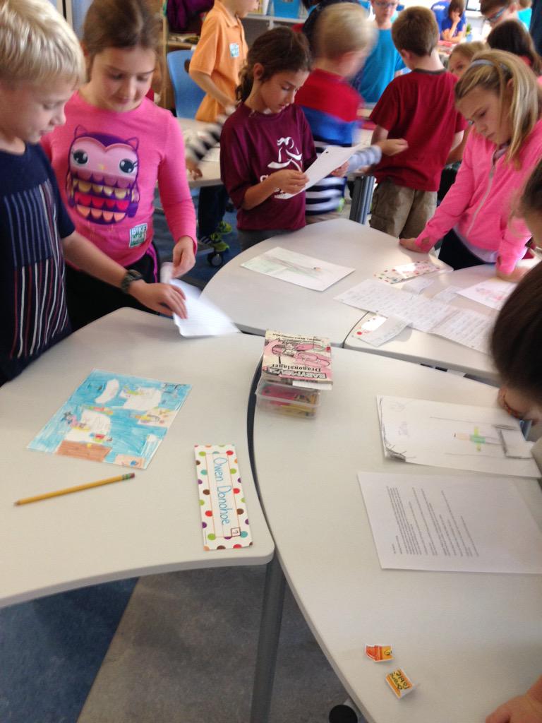 1st Publishing Party in 3rd grade!! We opened the wall in the Studio and ALL 5 classes came together <a href="/DiscoveryAPS/">Discovery APS</a>