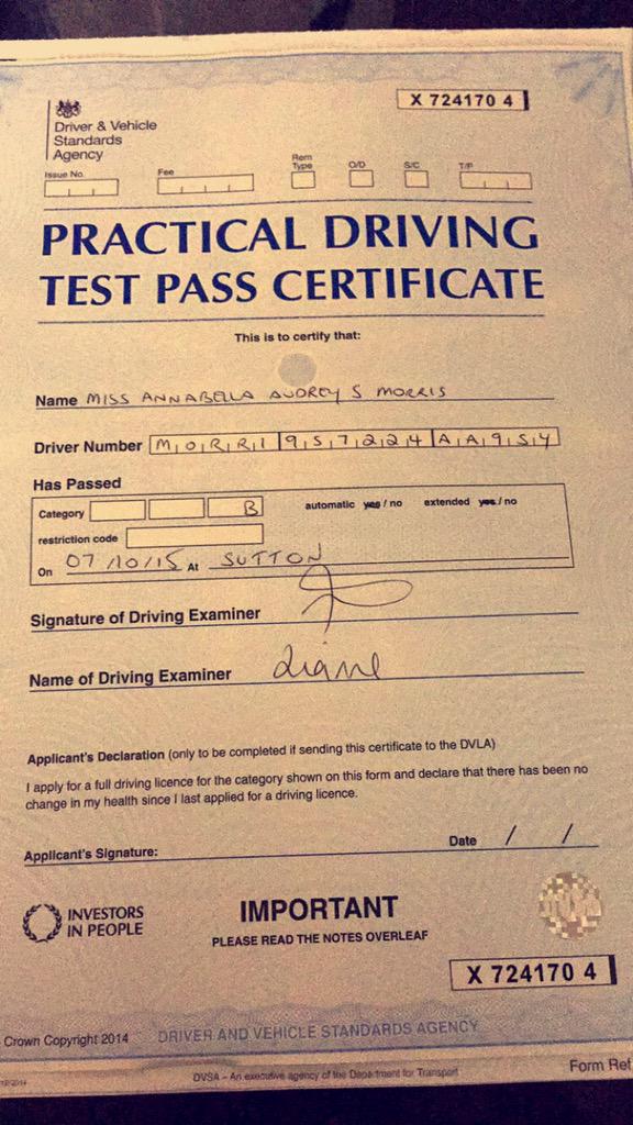 Bella_Morris's tweet photo. I did it 😝🚗💨💨💨 http://t.co/w6gV7jmtCx