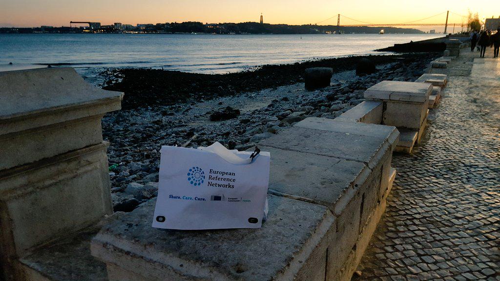 RareDiseasesEU's tweet photo. Conference bag from #ERN15 ready for action tomorrow in lovely Lisbon! @BushbyKate @eurordis @ConnectRD @Orphanet http://t.co/vE4gFmfMSo