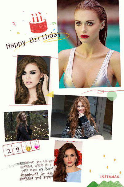Happy birthday!!!! the owner of the most charming dimples, Holland Roden! We love you !!! 