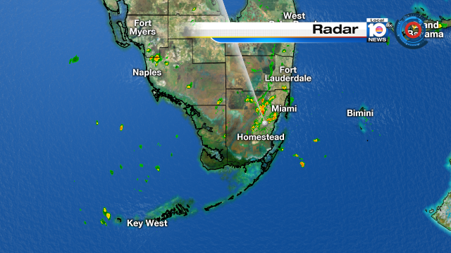 As of 3:15pm, rain showers are developing over parts of South Florida. http://t.co/gm1YTeUqbw