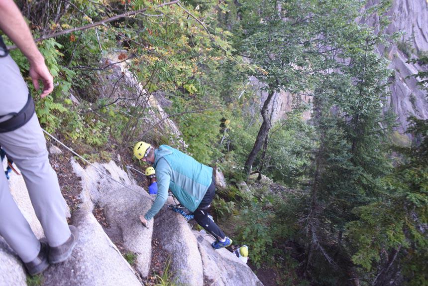 RelaxInCanada's tweet image. OutpostMagazine: Slow and steady #climbing to the top on Saguenay #Quebec&apos;s Via Ferrata. #opView mec ClifBar Touri…