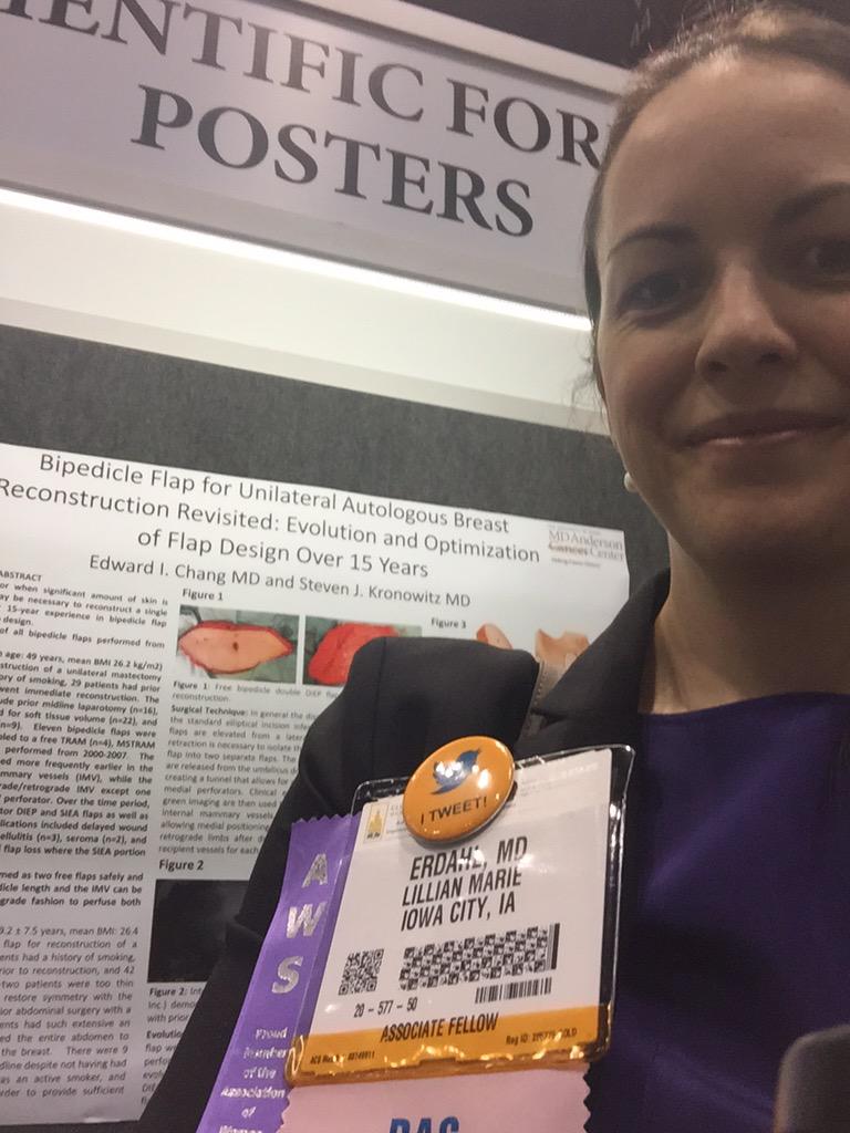 LillianErdahlMD's tweet photo. #CC15selfie at a poster #ACSCC2015 http://t.co/g2eZs6Z44g