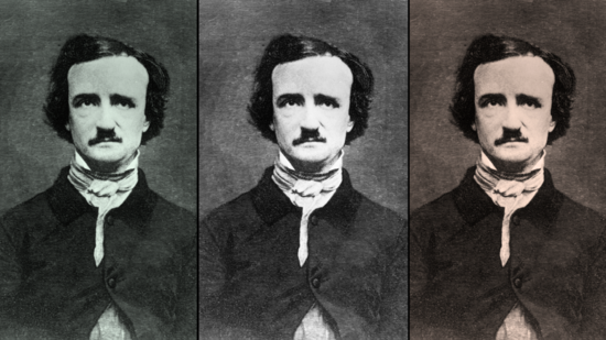 latimes's tweet photo. Writer Edgar Allan Poe died 166 years ago today, but nobody can agree how. http://t.co/lCjT7i7bCX http://t.co/2uEesY8zwG