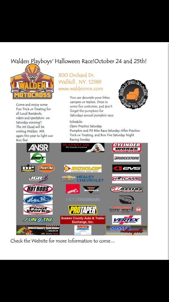 WaldenMX's tweet photo. Check this out for our upcoming halloweem race! http://t.co/4iBK51ooCR