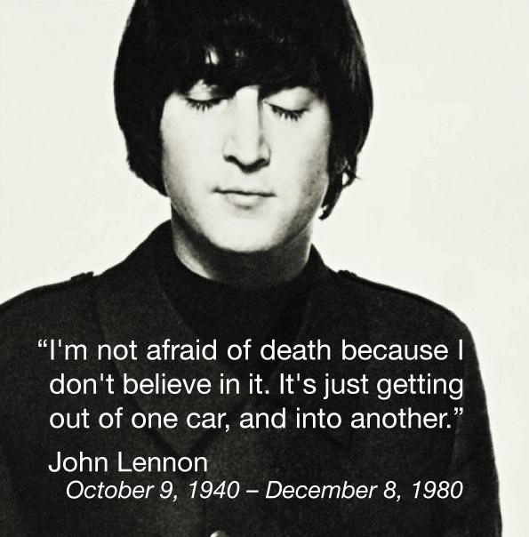 Happy 75th Birthday John whichever car you are in and wherever you may! 

John Lennon
Oct 9, 1940 Dec 8, 1980 