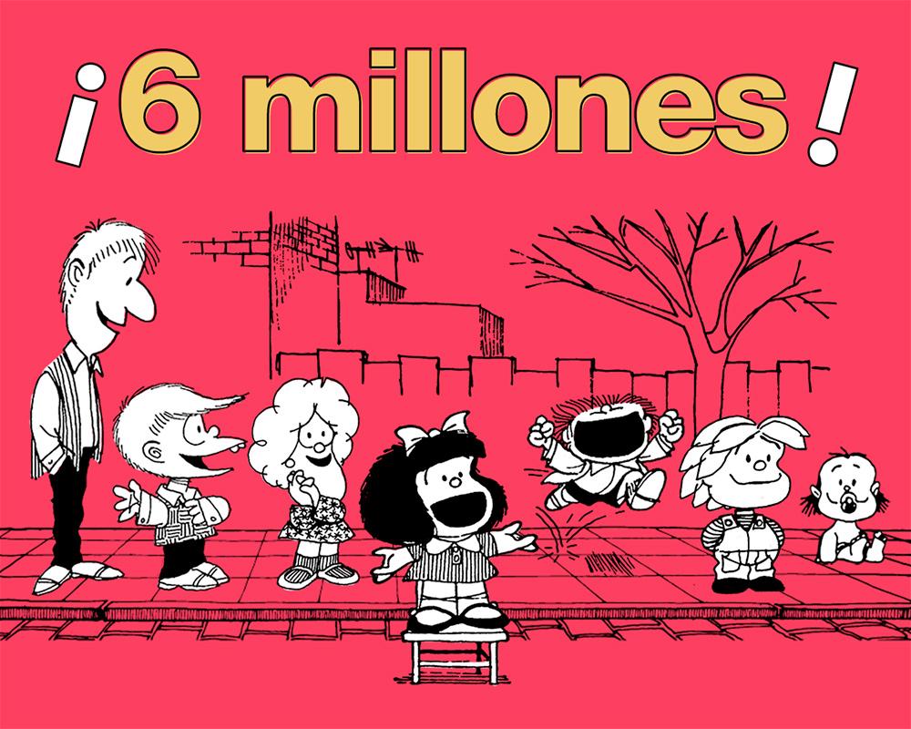 ¡Ya somos más de 6 millones de amigos en Facebook! ¡Gracias por tanto cariño, zanahorias! ❤️ facebook.com/MafaldaDigital