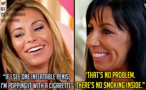 Ladies and gents, we have a contender for quote of the day… #LifeOnMarbs