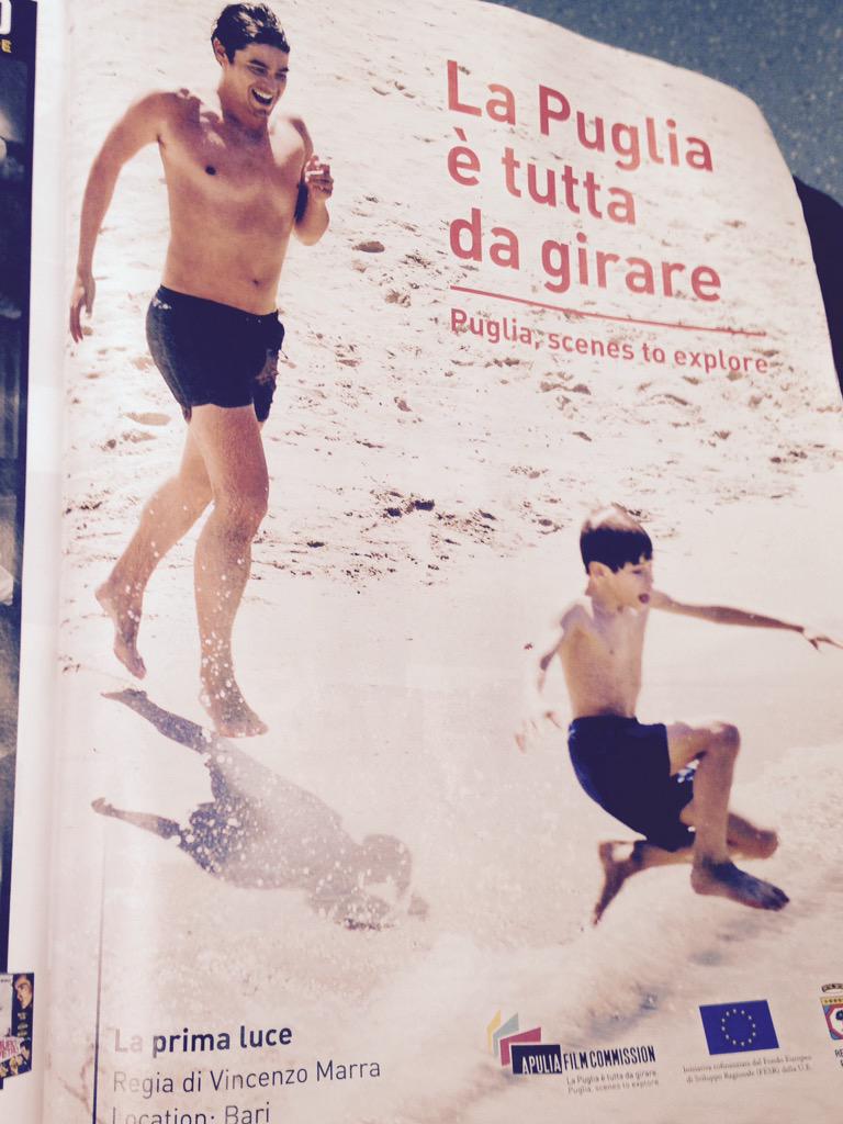 cathorawe's tweet photo. The Puglia Film Commission is on top of everything #Scamarcio #Laprimaluce #Puglia http://t.co/U7ra1c7Bpg