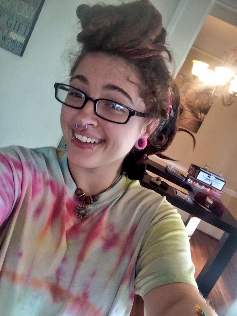 kristam3th's tweet photo. I tried something and liked it #dreadupdo http://t.co/NSuMLVsDrV