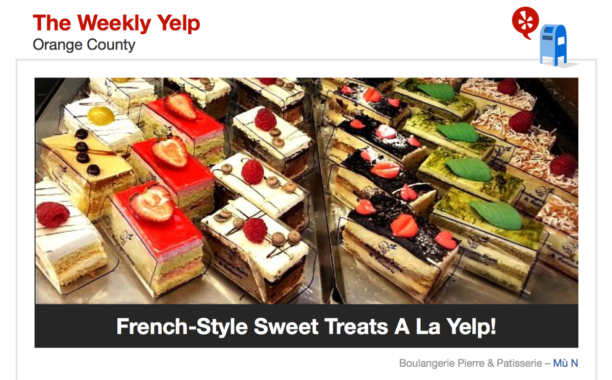 YelpOC's tweet photo. http://t.co/L69qJUMNvc Oui Oui, it's true; we've got a list of #Parisian delights found in OC a la this #WeeklyYelp! http://t.co/tTxtVRZshI