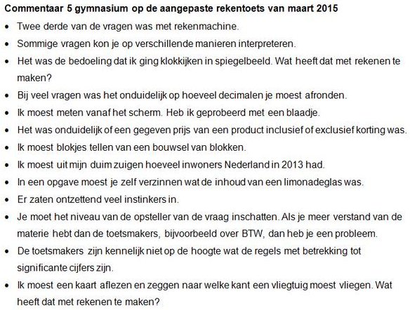 kdenheijer's tweet photo. Maar waar hebben we het nu eigenlijk over? Mijn leerlingen zeggen dit: #rekentoets @SanderDekker http://t.co/EqWskBu1al