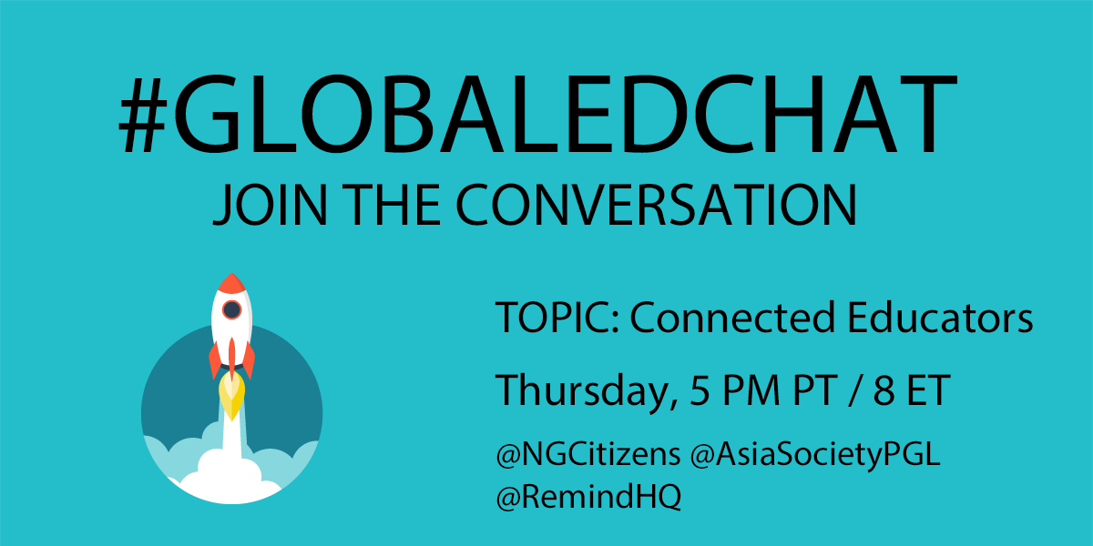 AsiaSocietyEDU's tweet image. Don't forget to join us tomorrow, 8 PM ET / 5 PT, for a #GlobalEdChat on connected educators with @RemindHQ! #ce15