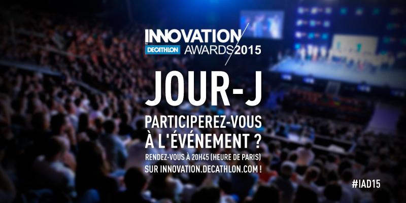 C'est le grand jour ! Quelle sera l'innovation de l'année ? Ce soir, à 20h45, c'est vous qui déciderez ! #IAD15