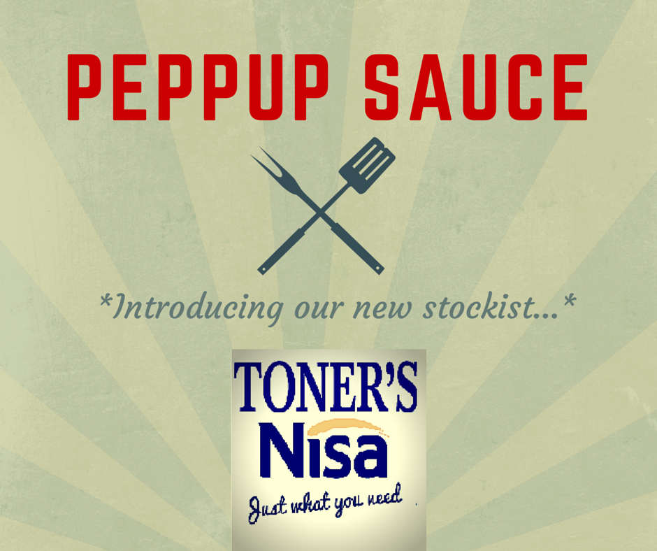 Great news! <a href="/PEPPUPsauce/">PEPPUP Sauce</a>, the delicious #glutenfree #ketchup alternative is now available at @Tonersstores #Maghera