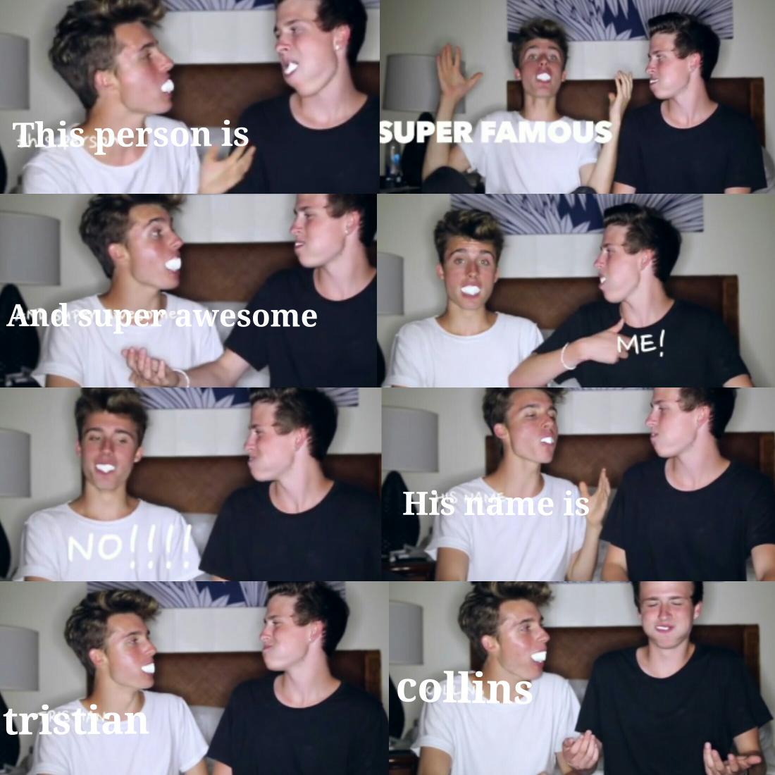 Biangtan_'s tweet image. his name is &quot;Tristian&quot; Collins 😂😂 #askcollinsbrothers #projectcolliners  @WeeklyChris @CrawfordCollins