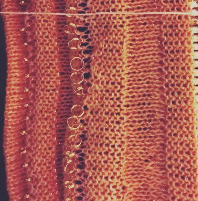 JessTextiles's tweet photo. A little sample I created today #ribbed #metalrings http://t.co/wRAbi4j1DV