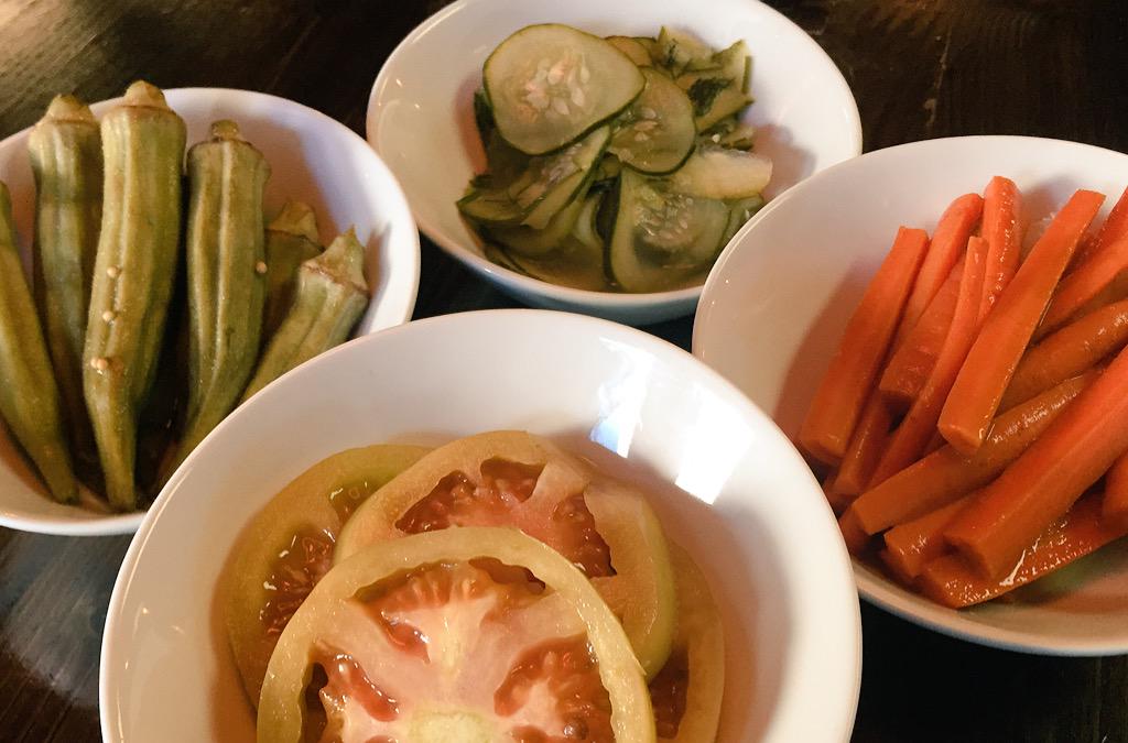 We have house made pickles using <a href="/HolyCityBrewing/">Holy City Brewing</a> Overly Friendly IPA. <a href="/CHSbeer/">Charleston Beer</a> <a href="/SvilleDREAM/">Summerville DREAM</a> @SvilleChamber