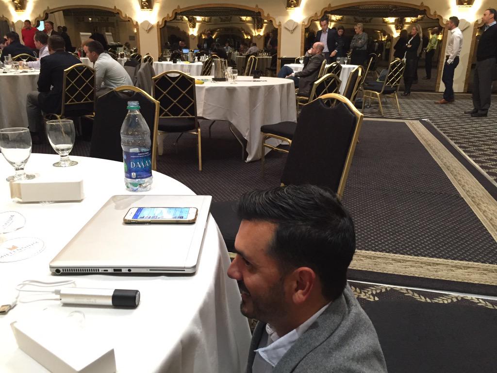 #jivepowerup hiding from the mic #workstyleselfie