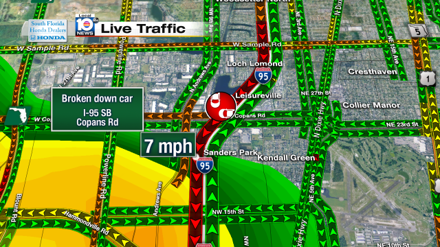Crash on I-95 SB at Copans Rd. Speeds at 7mph #traffic #broward @JeniseFernandez http://t.co/6ZL4f2RcmI
