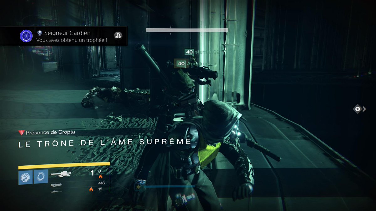 Wacuta's tweet photo. 44eme #Platine avec #Destiny
Merci à Ad Vitam Eternam, la comunauté de @dimonx et à #Cropta :P
@Playstation #CLEMAX http://t.co/jraRbhLrcc