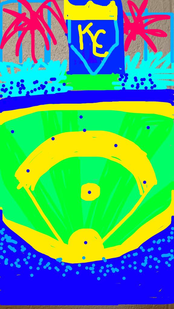 baileynicole_97's tweet photo. The K in general is my favorite! Between the waterfalls and Firework Friday.. It's good to be Royal #DrawTheK βΎοΈππ http://t.co/TwCg0rCpOu