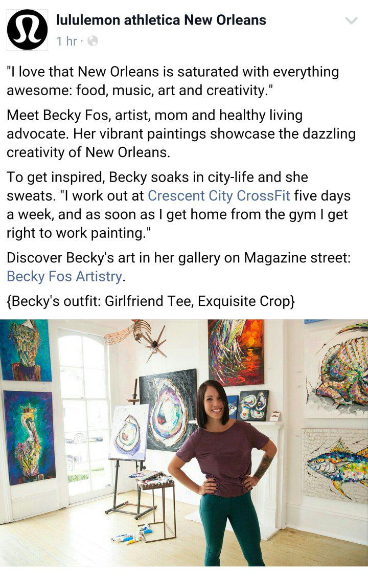 BeckyFos's tweet image. I AM SO HONORED BY THIS SWEET FEATURE of my #MiniInterview &amp;amp; #photoshoot by @lululemon