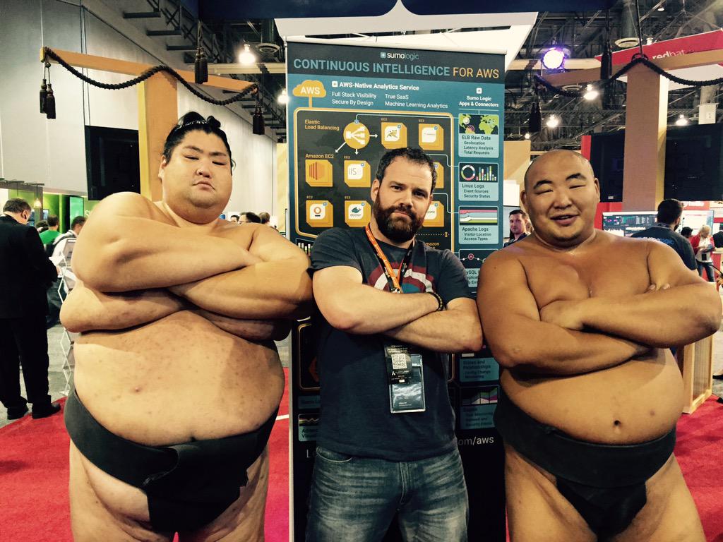 Just took a BOSS pic with Byamba-San and Yama-San at #reinvent2015 #sumoonyourside <a href="/SumoLogic/">Sumo Logic</a>