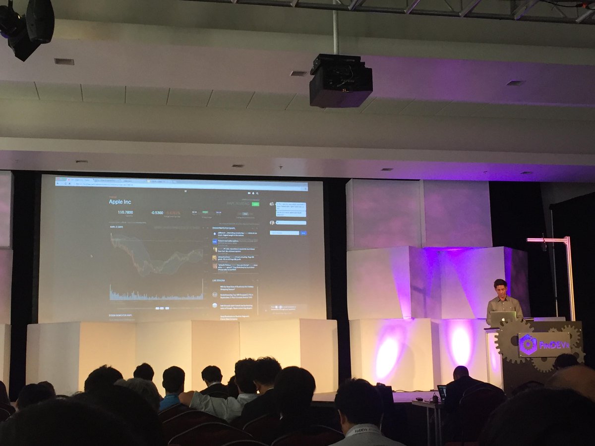 Outstanding presentation of an incredible set of products from <a href="/markit/">IHS Markit Financial Services</a> best presentation of the day at #FinDEVr