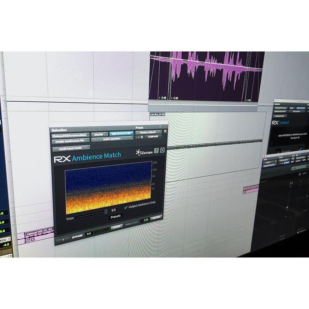_MattMcDermott's tweet photo. #iZotope nailed it with the #RX5 #AmbienceMatch AudioSuite component. // @izotopeinc @avid… http://t.co/jnjUopPltq http://t.co/jGSQkINmif