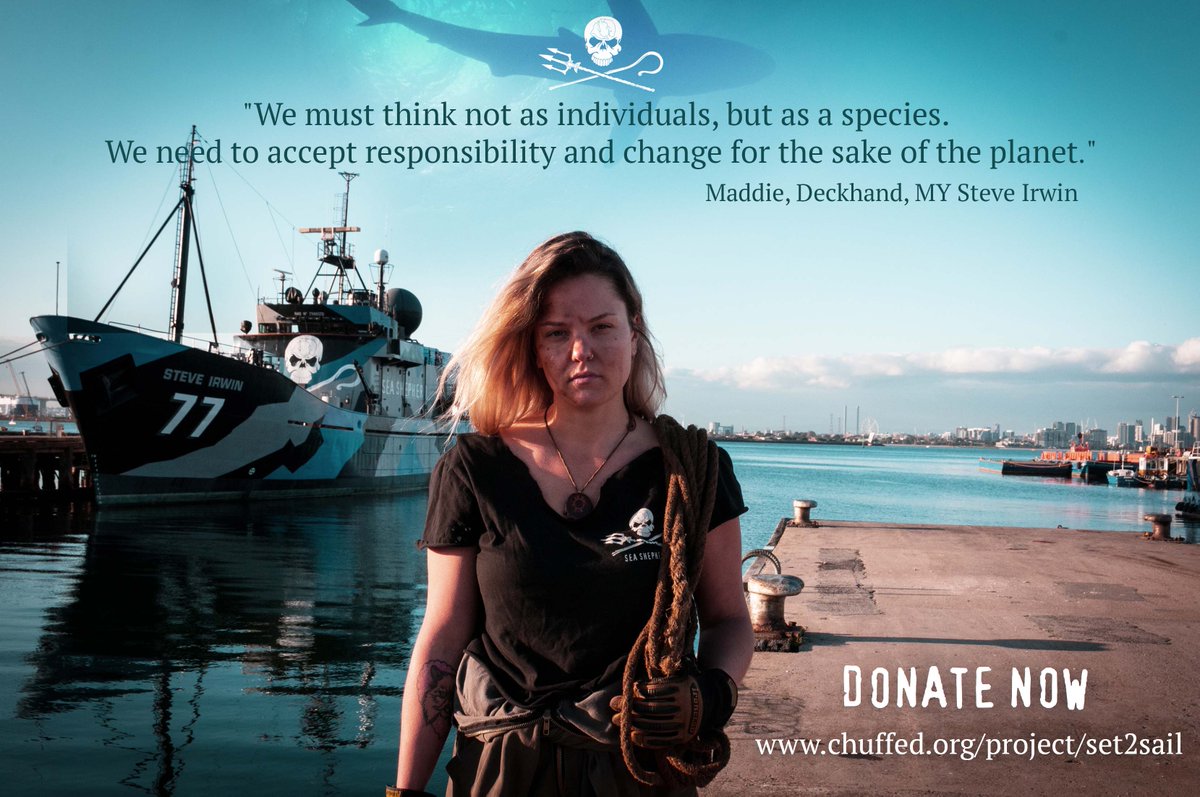 Introducing our Communications Deckhand, Maddie. Pls click to help chuffed.org/project/set2sa… #Set2Sail &amp; Please RT!