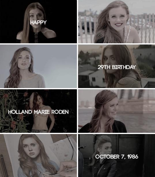 Happy birthday to the beautiful Holland Roden. Couldn\t imagine a world without Lydia.  