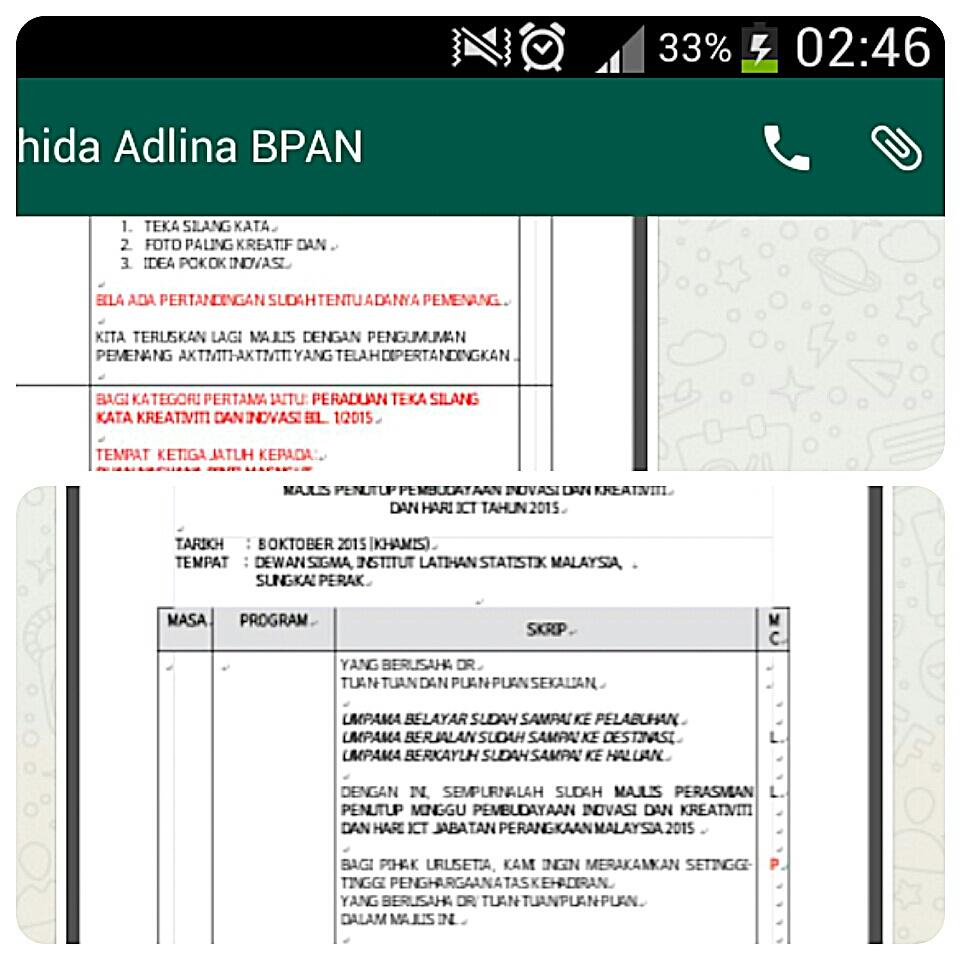 SuraiyaCute's tweet image. 2.46 A.M.....#Editing #EmCeeScript #MPIK2015DOSM #GoodLuck4MyProtogess @azizulabllah #SyahidaAdlina