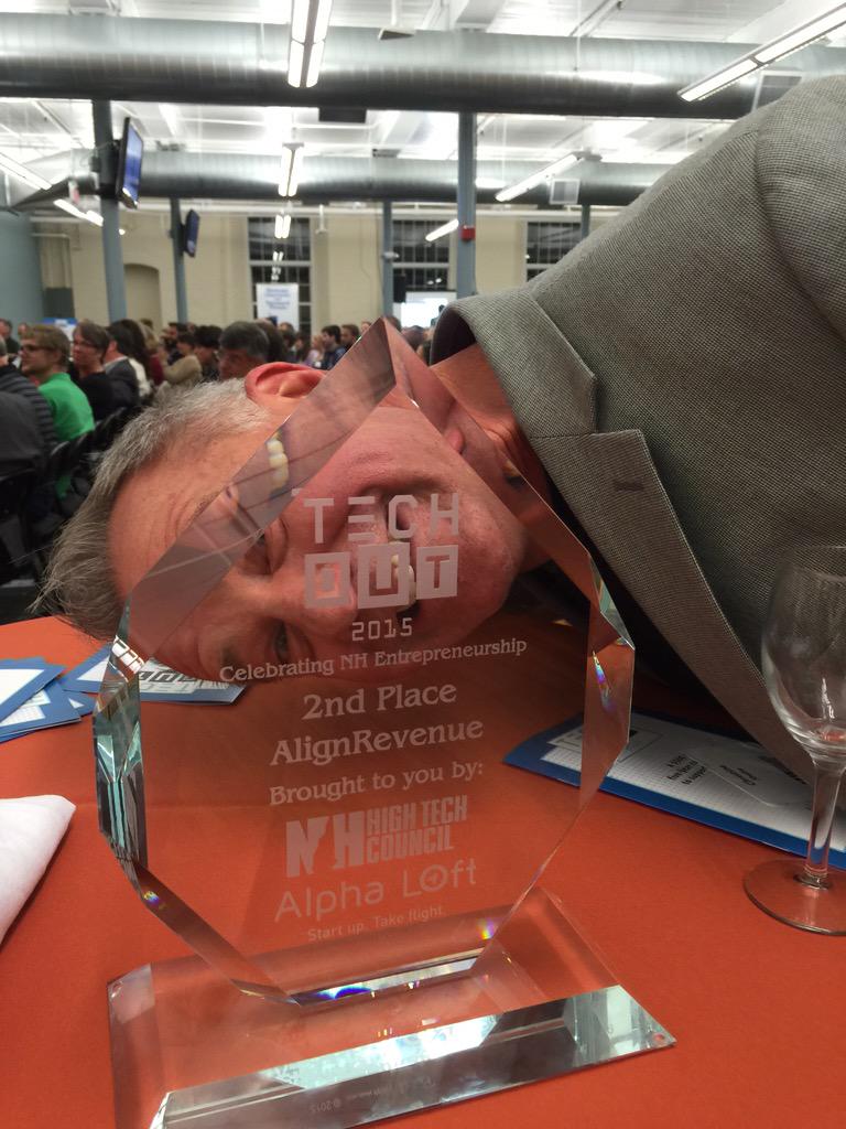 ricpratte's tweet image. We won 2Nd place at #TechOut15  RT @AlignRevenue