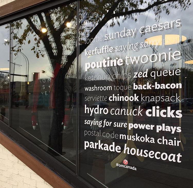 lululemon's tweet photo. We're celebrating what makes our home and native land unique. Only in Canada. #omcanada #Whistler #Edmonton http://t.co/CFdZlcW1Ca