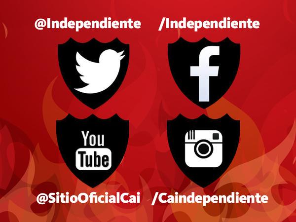 ¡Seguí las redes oficiales del Rojo!