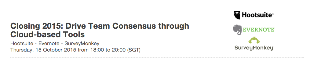 HootsuiteAPAC's tweet image. Achieve #cloudproductivity with @HootsuiteAPAC, @EvernoteAPAC &amp;amp; @SurveyMonkey next week: ow.ly/T6PCJ