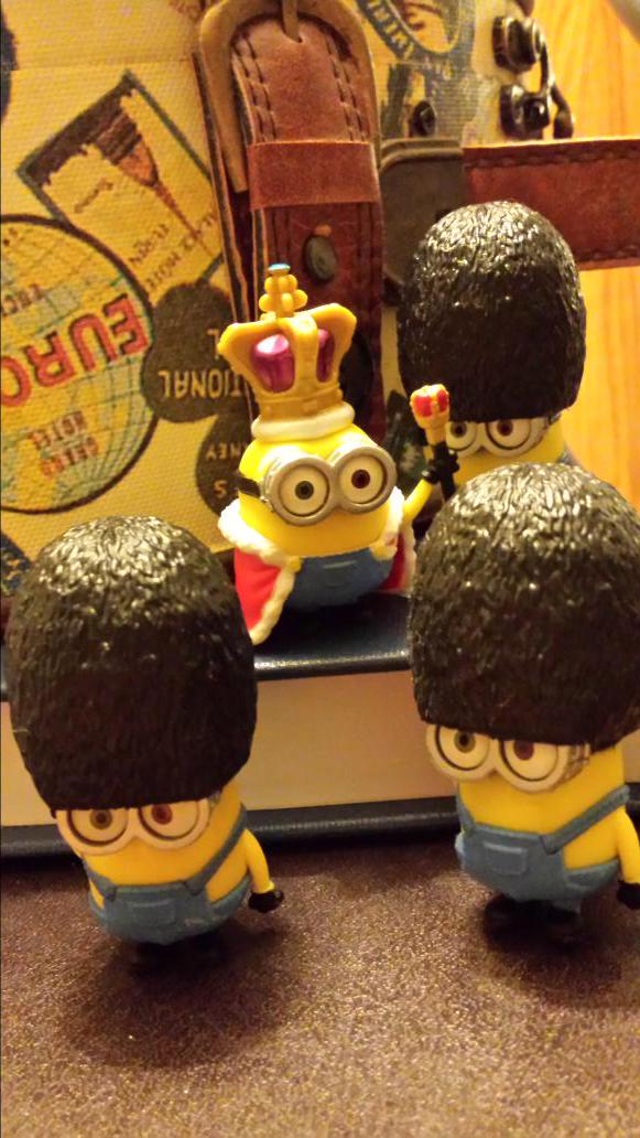 LisaThejocdr's tweet photo. #KingBob long may he reign! #minions http://t.co/XnQGrAkyMP
