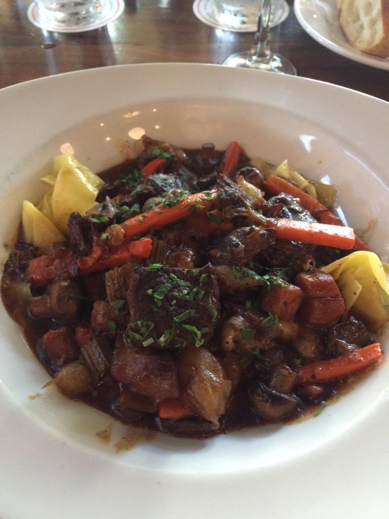 DFWFoodAndWine's tweet photo. Tender and tasty Short Rib Bourguignon @ToulouseCafe #foodie #foodblogger http://t.co/hMLpDfSFMQ