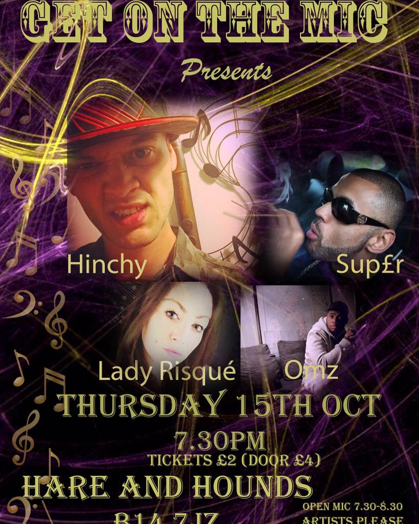 The best open mic will be invited to headline a future event. Message me for details. 😀