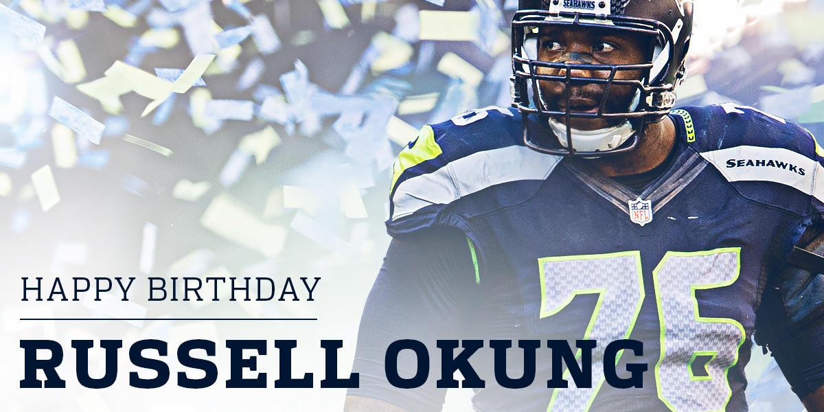 ¦ Happy Birthday, Seahawks LT Russell Okung  