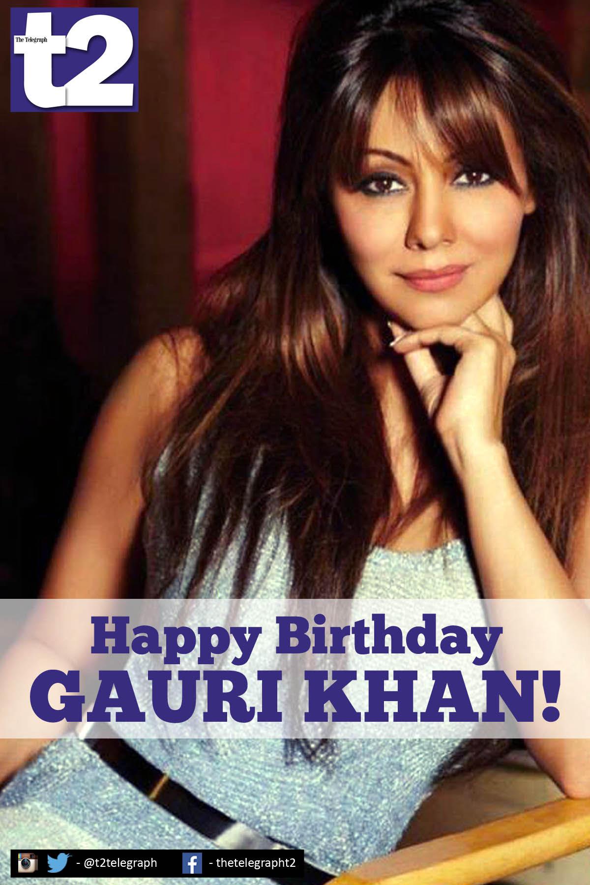 Happy birthday Mrs Khan! 
Is Gauri Khan the hottest celeb wife? 
