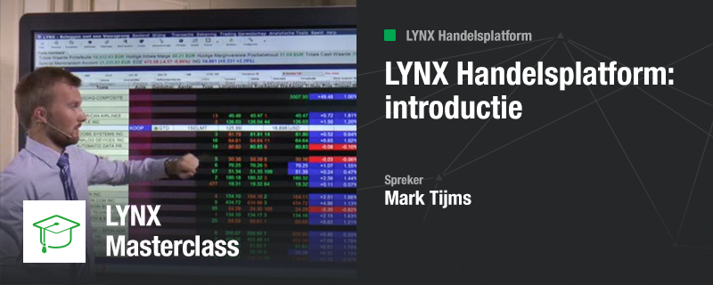 lynxbeleggen's tweet photo. Meer weten over het LYNX #handelsplatform? Schrijf u gratis in en volg de LYNX #Masterclass http://t.co/6gZvMh1SLl http://t.co/5AW8aA3Mr8