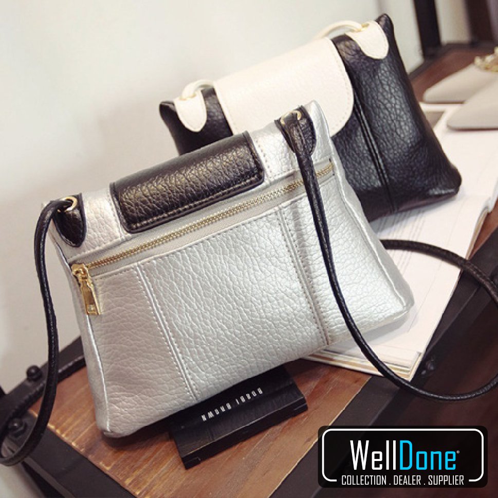 WDWellDone's tweet image. Code : WD0006SW
Colour : Silver, Black
Material : Kulit PU
Size : H16xL24xD10cm
Weight : 350 grams
Price : IDR141.000