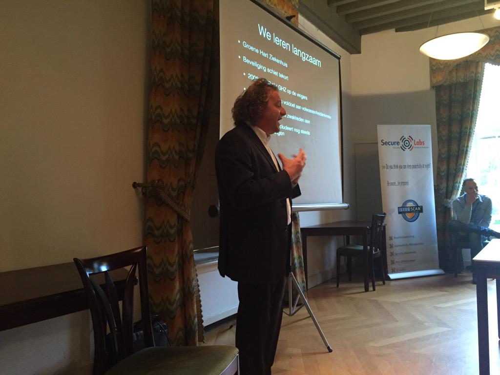petermesker's tweet image. Securetour privacy wetgeving en datalekken met Brenno de Winter (@brenno) en lisette Meij (ICTrecht)  #SecureLabs