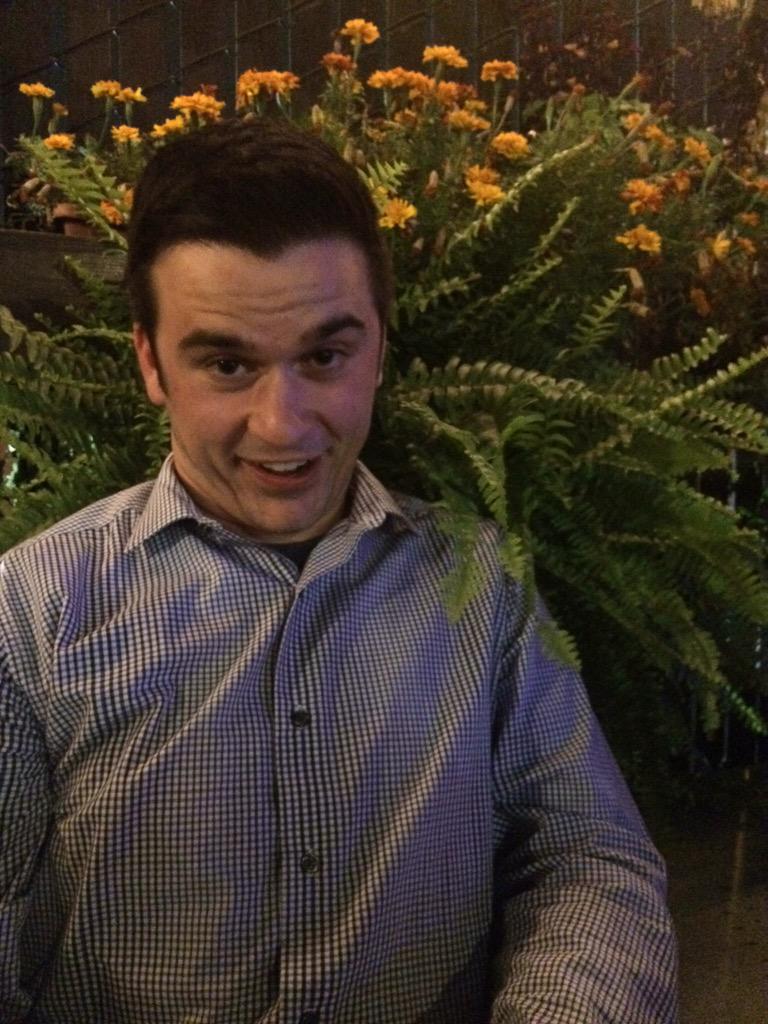 itskelseymeyer's tweet photo. . @theMattProscino Making friends with the foliage #backbush http://t.co/j9er2Xb0iq