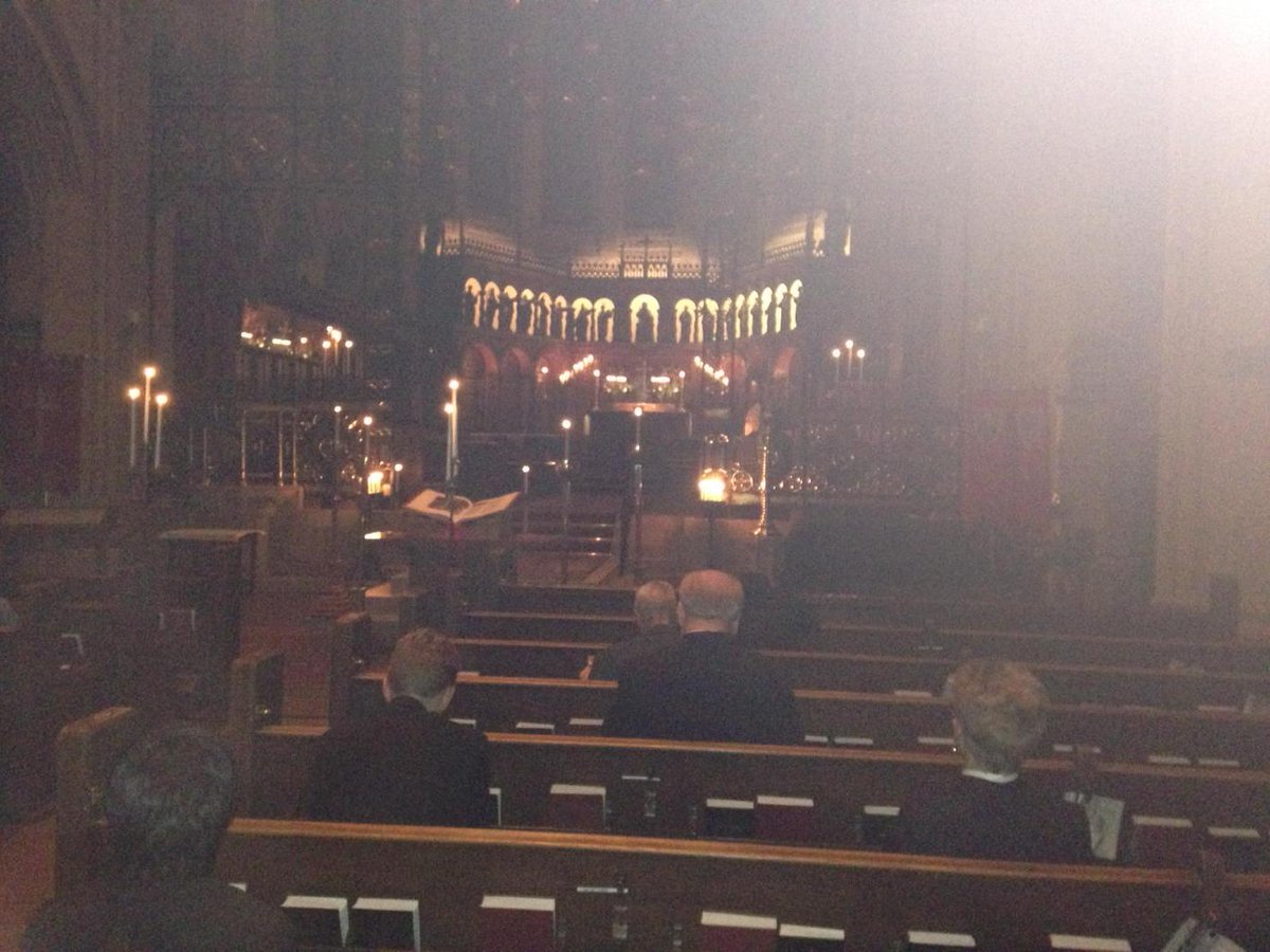MalcolmFrench's tweet image. Before Compline with Benediction, St. John's Cathedral, Denver #SCPConference