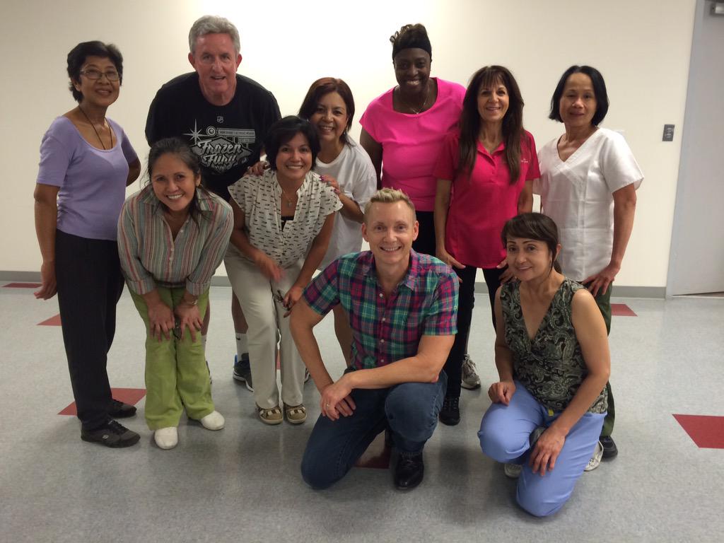KPPanoramaCity's tweet photo. Happy, healthy & fit people on campus because of dedicated & passionate instructor Matthew @kpthrive #transformKP http://t.co/SKybIcdLMD