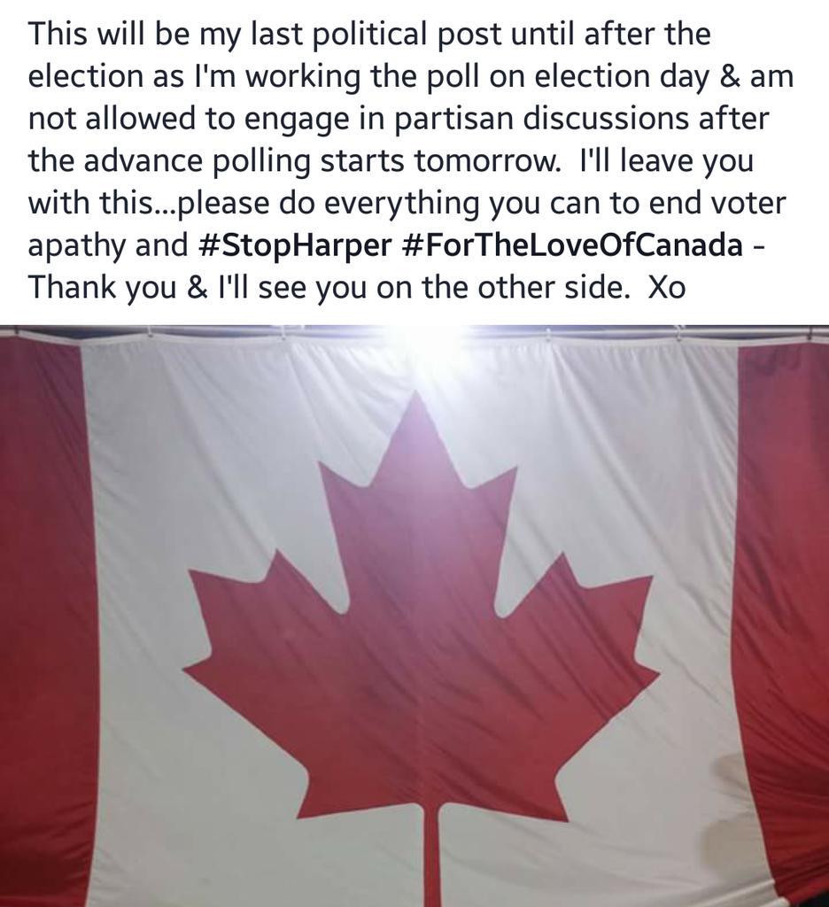 LuvLaffen's tweet photo. #cdnpoli #elxn42 #StopHarper #HarpersRecord #TimeToLetSteveGo #DenounceHarper #RejectFear #HarperFailsCanadians http://t.co/WfkKnNYC5L