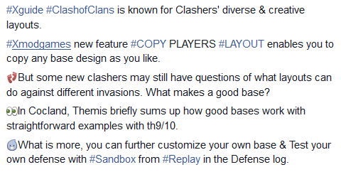 xmodgames's tweet photo. #COCguide of Copy Player Layout: http://t.co/yjKUCCiZW2
Guide of Sandbox from Replay:http://t.co/TV45lePSRU http://t.co/XMXUrkxBYn